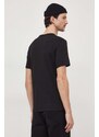 Bavlněné tričko Guess černá barva, s potiskem, M4RI06 I3Z14