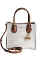 Kabelka Michael Kors medium Mercer logo vanilla