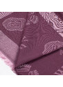 Dámský tkaný šátek s monogramem Wittchen, fialová, bambusové vlákno