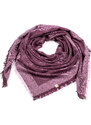 Dámský tkaný šátek s monogramem Wittchen, fialová, bambusové vlákno