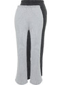 Trendyol Grey-Anthracite 2 Pack Corded Cotton Knitted Pajama Bottoms