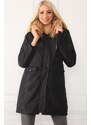 Z0090 DEWBERRY FAUX FÜR INSIDE WOMAN COAT