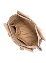 Dámská kabelka z ekologické kůže s monogramem Wittchen, hnědá, ekologická kůže