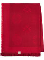 Dámský šátek s monogramem Wittchen, červená, bambusové vlákno