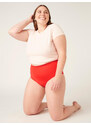 Menstruační kalhotky Modibodi Seamfree Full Brief Heavy-Overnight Waratah Red (MODI4064WR)