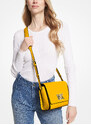 Michael Kors Mimi Medium Leather Messenger Bag Jasmine Yellow