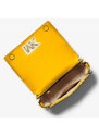 Michael Kors Mimi Medium Leather Messenger Bag Jasmine Yellow