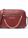 Michael Kors Kabelka Jet Set Large Saffiano Leather Crossbody Bag Dark Cherry