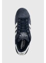 Semišové sneakers boty adidas Originals Campus 2 tmavomodrá barva, ID9839