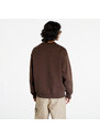 Pánská mikina Nike Solo Swoosh Fleece Crew Sweatshirt Baroque Brown/ White