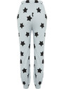 Trendyol Gray 100% Cotton Starry Knitted Pajamas Bottoms