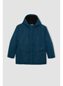 DEFACTO Hooded Fleece Lined Coat