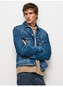 Modrá pánská džínová bunda Pepe Jeans Pinner - Pánské