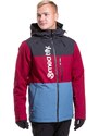 Meatfly pánská SNB & SKI bunda Manifold Beet Red/Slate Blue | Červená