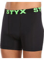 3PACK pánské funkční boxerky Styx černé (3W96012)