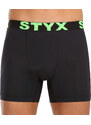 3PACK pánské funkční boxerky Styx černé (3W96012)