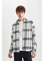 DEFACTO Regular Fit Woodcutter Plaid Long Sleeve Shirt