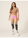 Menstruační kalhotky Modibodi Sensual Hi-Waist Bikini Light-Moderate Wisteria Purple (MODI4035WP)