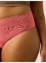 Menstruační kalhotky Modibodi Sensual Hi-Waist Bikini Light-Moderate Art Deco Pink (MODI4035ADP) XS