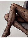 Dámské punčochy Conte CONTE_BONHEUR_Women_s_tights_with_heart_pattern_euro_package_818