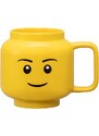 Lego Žlutý keramický hrnek LEGO Chlapec 255 ml