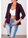 armonika Women's Purple Double Sleeve Jacket