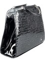 Dámská kabelka Dapi černá lak 47954-02