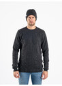 TallGuys Pánský prodloužený merino svetr | Dark gray