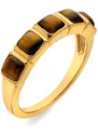 Pozlacený prsten Hot Diamonds X Gemstones Square DR266 54 mm 56 mmPozlacený prsten Hot Diamonds X Gemstones Square DR266 54 mm
