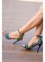 Fox Shoes Colorful Women's Heeled Shoes