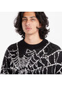 Pánský svetr Wasted Paris Sweater Grid Black/ White