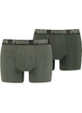 2PACK pánské boxerky Puma zelené