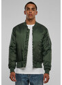 UC Men Basic Bomber Jacket olivová