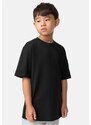 Urban Classics Kids Chlapecké vysoké tričko černé barvy