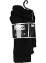 Urban Classics Accessoires Sportovní ponožky 3-Pack černé