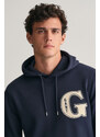 MIKINA GANT G GRAPHIC HOODIE modrá XS