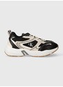 Sneakers boty Calvin Klein Jeans RETRO TENNIS SU-MESH WN černá barva, YW0YW00891