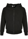 Urban Classics Kids Dívčí Bio Terry Zip Hoody černá