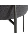 ​​​​​Dan-Form Tmavě šedá bouclé jídelní židle DAN-FORM Orbit