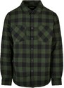 UC Men Vyztužená flanelová košile černá/lesní