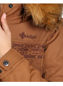 Dámský zimní kabát Kilpi PERU-W hnědá