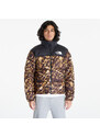 Pánská péřová bunda The North Face M 1996 Retro Nuptse Jacket Coal Brown Wtrdstp/ TNF Black