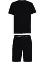 Spodní prádlo Pánské pyžamo S/S SHORT SET 000NM2428EUB1 - Calvin Klein
