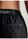 Pánské plavky Tkaný spodní díl MEDIUM DRAWSTRING KM0KM00919BEH - Calvin Klein