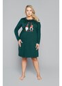 Italian Fashion Santova dámská košile s dlouhým rukávem - zelená