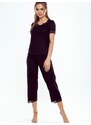 Pyjamas Eldar First Lady Aster Plus kr/r 2XL-3XL black-black 099