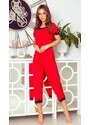 Pyjamas Eldar First Lady Aster Plus kr/r 2XL-3XL red-black 033