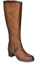 Fox Shoes R674211309 Camel Women's Thick Heeled Boot