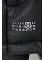 Péřová vesta MM6 Maison Margiela Gilet černá barva, S62FB0058