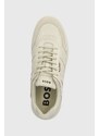 Kožené sneakers boty BOSS Baltimore béžová barva, 50512375